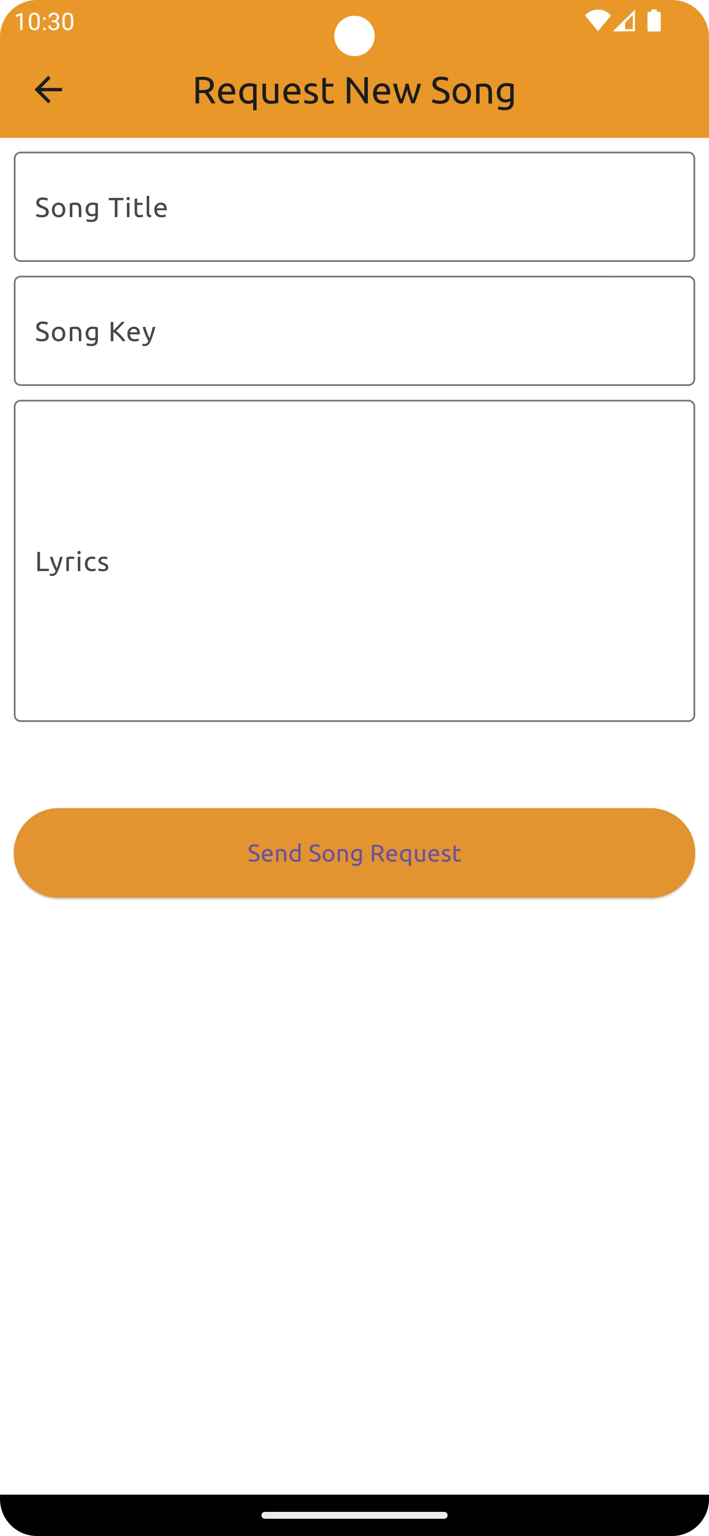 Spoken Word Ministry Song Book screenshot